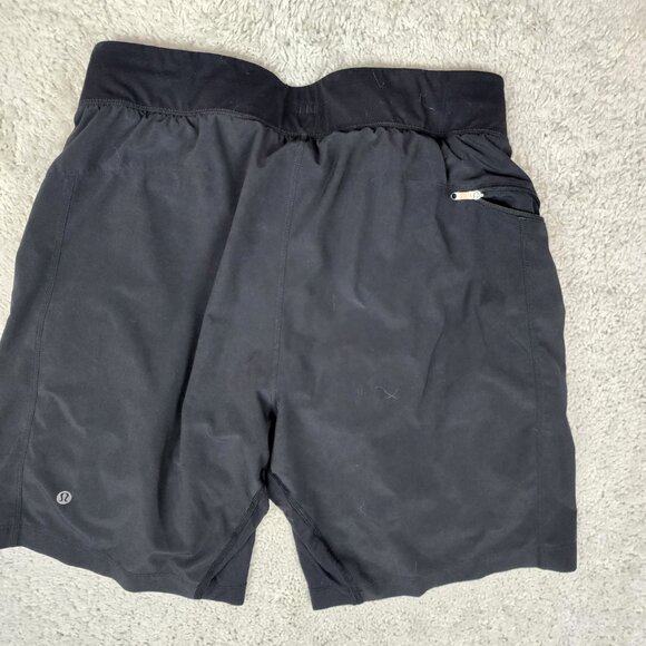 Lululemon Men's Pace Breaker Liner Shorts 9" Black Size Small S Tech Vent USA - Picture 5 of 7
